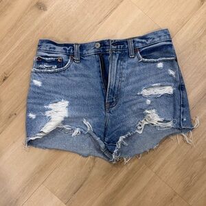Abercrombie Denim Short 26 Annie High Rise